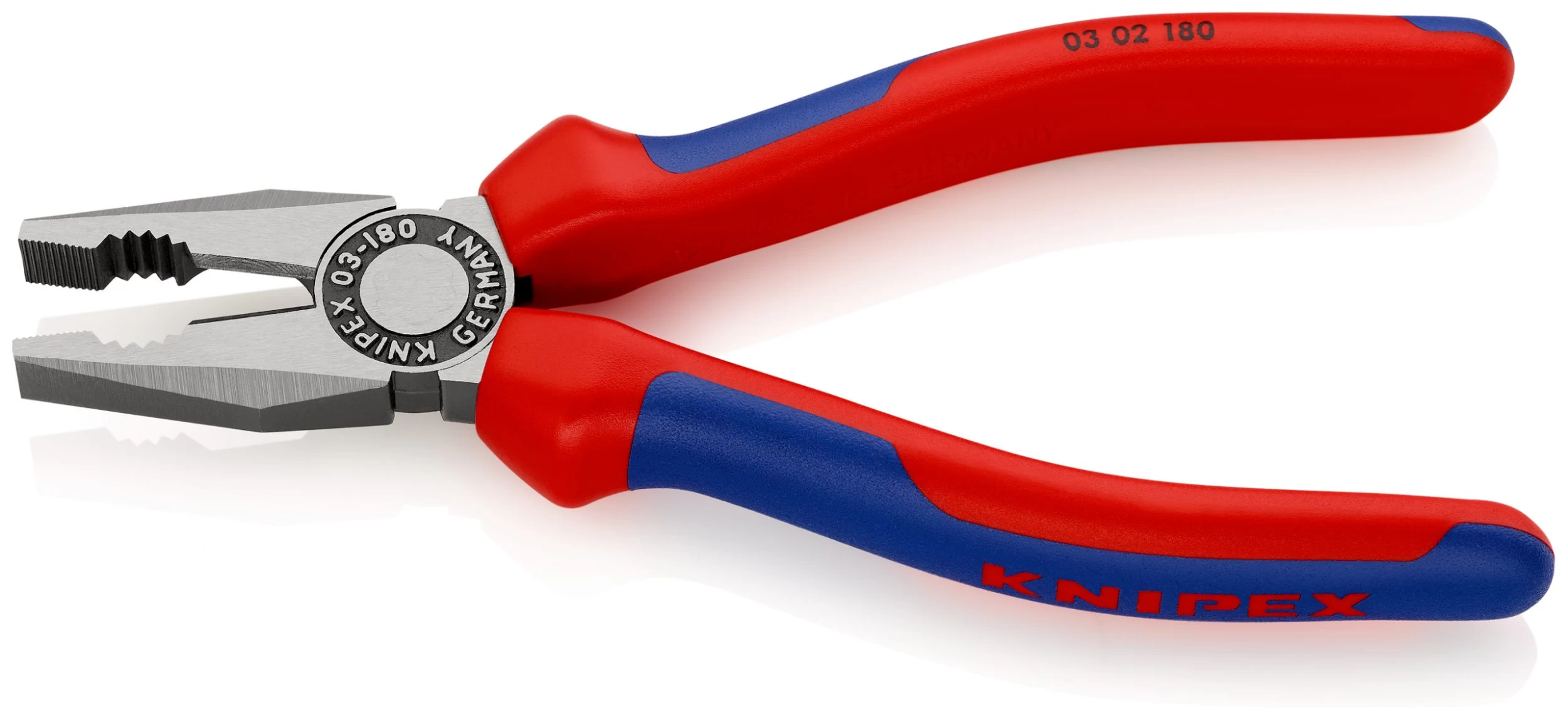 Knipex 03 02 180 Combination Pliers With Multi-Component Grips 180mm 6 Knipex 03 02 180 Combination Pliers With Multi-Component Grips 180mm - Image 4