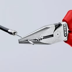 Knipex 08 21 145 Needle-Nose Long Combination Pliers PVC Grip 145mm -Professional Hand Tool Store 08 21 145 2 scaled 1