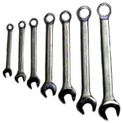 King Dick TKC7M 7 Piece Metric Combination Spanner Set 10-19mm
