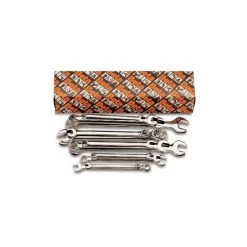 Beta 42LMP/S14 14 Piece Long Metric Combination Spanner Wrench Set Bright Chrome Plated 8-22mm