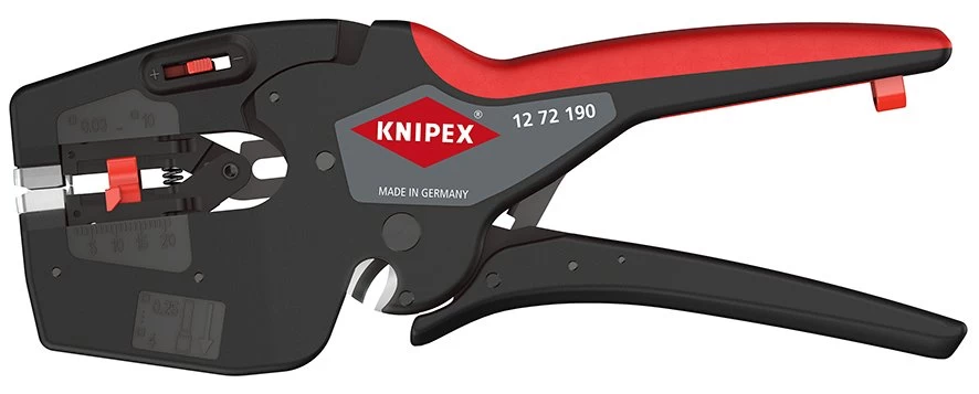 Knipex 12 72 190 NexStrip Multi-Tool Wire Stripper Pliers For Electricians Non-slip Plastic Grips 190 Mm 3 Knipex 12 72 190 NexStrip Multi-Tool Wire Stripper Pliers For Electricians Non-slip Plastic Grips 190 Mm