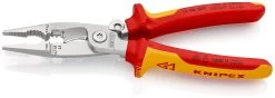 Knipex 13 96 200 VDE Insulated Multi-Function Installation Pliers 200mm -Professional Hand Tool Store 13 96 200 2 scaled 1