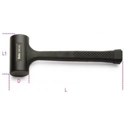 Beta 1391 Rubber Dead Blow Hammer 55mm