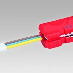 Knipex 16 64 125 SB Round &amp; Flat Cable Dismantling Stripping Tool 13mm -Professional Hand Tool Store 1664125SBH03D0