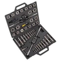 Sealey Tools AK303IMP Tap And Die Set 1/4" - 1" UNF And UNC Imperial Threads In A Sturdy Case