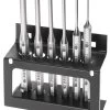 Facom 248.JS6 Long Drift Punch Set - 2, 3, 4, 5, 6 &amp; 8mm In Metal Stand -Professional Hand Tool Store 248.JS6