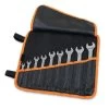 Beta 42N/B9 9 Piece Metric Combination Spanner Set Supplied In Wallet 6-19mm -Professional Hand Tool Store 42B9N