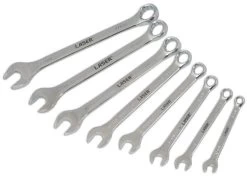 Laser 4446 8 Piece Whitworth Combination Spanner Set 1/8-9/16" WW