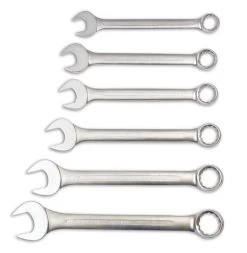 Laser 4887 6 Piece Jumbo Metric Combination Spanner Set 34-50mm