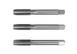 Presto 3 Piece Metric High Speed Steel (HSS) Hand Tap Set M6x0.75 Fine Thread
