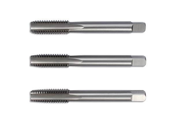 Presto 3 Piece Metric High Speed Steel (HSS) Hand Tap Set M6x0.75 Fine Thread 3 Presto 3 Piece Metric High Speed Steel (HSS) Hand Tap Set M6x0.75 Fine Thread