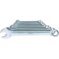 Gedore 7-080 8 Piece Metric Combination Spanner Wrench Set 8-19mm
