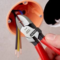 Knipex 70 01 160 Diagonal Side Cutter Pliers (Snips) 160mm -Professional Hand Tool Store 70 01 160 3 scaled 1