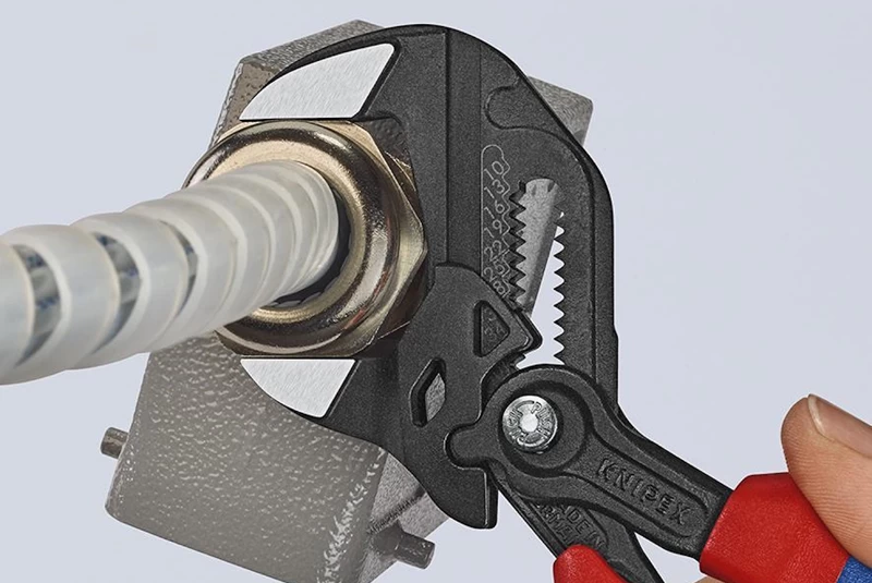 Knipex 86 01 180 Lock Button Waterpump Slip Joint Pliers 180mm (40mm Capacity) 5 Knipex 86 01 180 Lock Button Waterpump Slip Joint Pliers 180mm (40mm Capacity) - Image 3