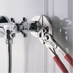 Knipex 86 03 150 Lock Button Waterpump Slip Joint Pliers Wrench PVC Grip 150mm (27mm Capacity) 7 Knipex 86 03 150 Lock Button Waterpump Slip Joint Pliers Wrench PVC Grip 150mm (27mm Capacity) -Professional Hand Tool Store 86031502