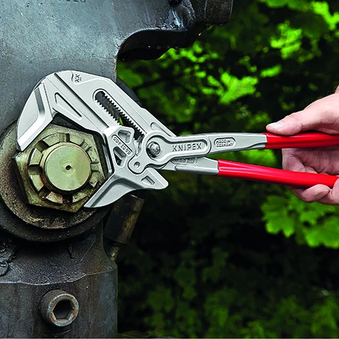 Knipex 86 03 400 Lock Button Waterpump Slip Joint Pliers Wrench PVC Grip 400mm (85mm Capacity) 7 Knipex 86 03 400 Lock Button Waterpump Slip Joint Pliers Wrench PVC Grip 400mm (85mm Capacity) - Image 5