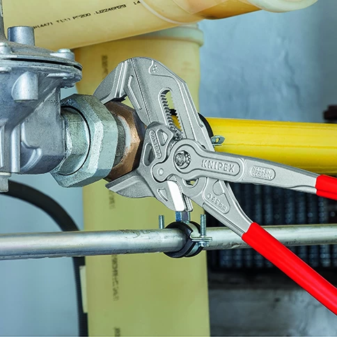 Knipex 86 03 400 Lock Button Waterpump Slip Joint Pliers Wrench PVC Grip 400mm (85mm Capacity) 6 Knipex 86 03 400 Lock Button Waterpump Slip Joint Pliers Wrench PVC Grip 400mm (85mm Capacity) - Image 4