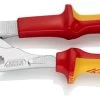 Knipex 86 06 250 VDE Insulated Lock Button Waterpump Slip Joint Pliers Wrench 250mm (52mm Capacity) -Professional Hand Tool Store 8606250 00 1
