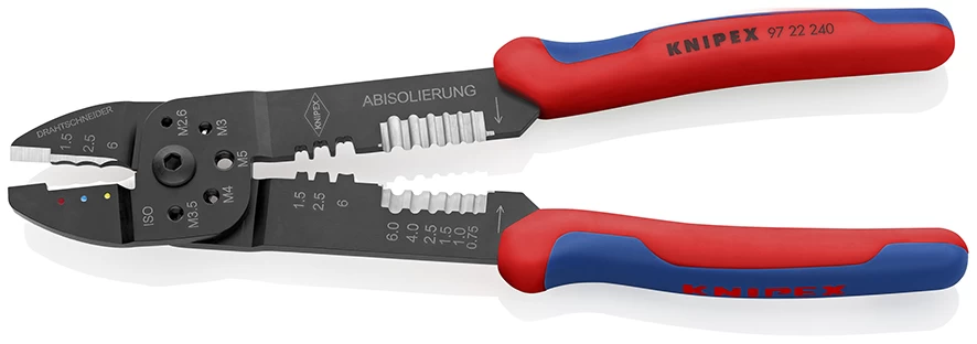 Knipex 97 22 240 Crimping Pliers For Insulated Terminals & Plug Connectors 240mm 6 Knipex 97 22 240 Crimping Pliers For Insulated Terminals & Plug Connectors 240mm - Image 4