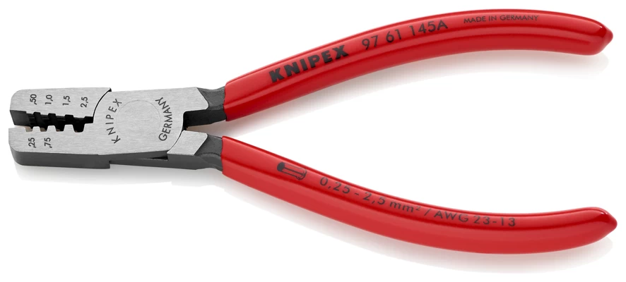 Knipex 97 61 145 A Crimping Pliers For Wire End Sleeves 245mm 4 Knipex 97 61 145 A Crimping Pliers For Wire End Sleeves 245mm - Image 2