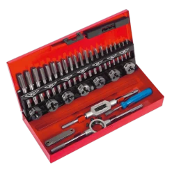 Sealey Tools AK3015 32 Pce. Tap &amp; Die Set - Metric M3 - M12