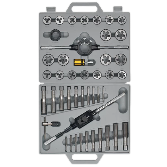 Sealey Tools AK303 Tap And Die Set M6 - M24 Fine & Coarse Threads In A Sturdy Case 3 Sealey Tools AK303 Tap And Die Set M6 - M24 Fine & Coarse Threads In A Sturdy Case