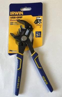 Irwin Vise-Grip GV8 Groovelock Water Pump Pliers With Protouch Grip 8" / 200mm -Professional Hand Tool Store GV8 NEW 2 scaled 1