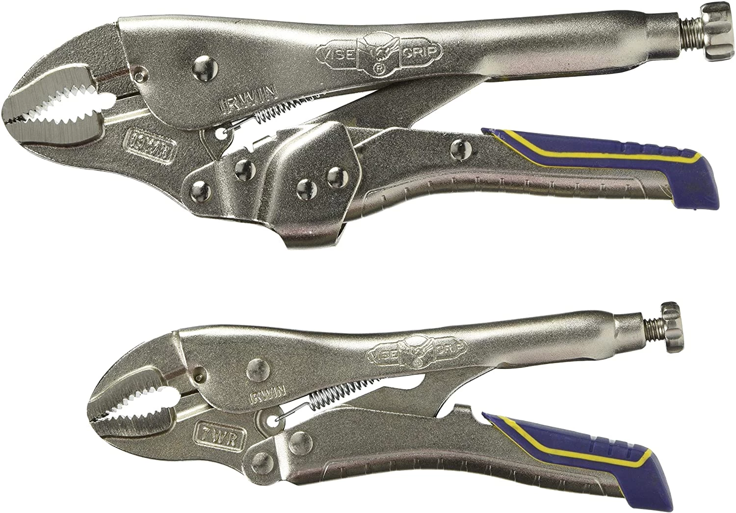 Irwin Vise-Grip T214T 2 Piece Quick Release Curved Locking Jaw Pliers 3 Irwin Vise-Grip T214T 2 Piece Quick Release Curved Locking Jaw Pliers