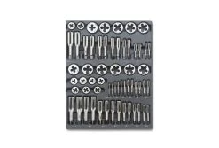 Beta T270 60 Piece Tap And Die Set In Plastic Module Tray