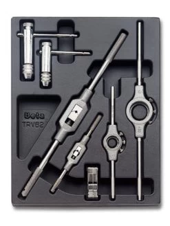 Beta T273 7 Piece Tap And Die Set In Plastic Module Tray