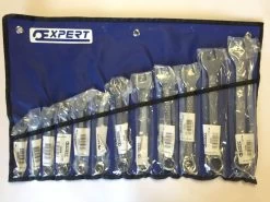 Expert By Facom E110327 12 Piece Metric Combination Spanner Set Supplied In Tool Roll 7-24mm -Professional Hand Tool Store e110327